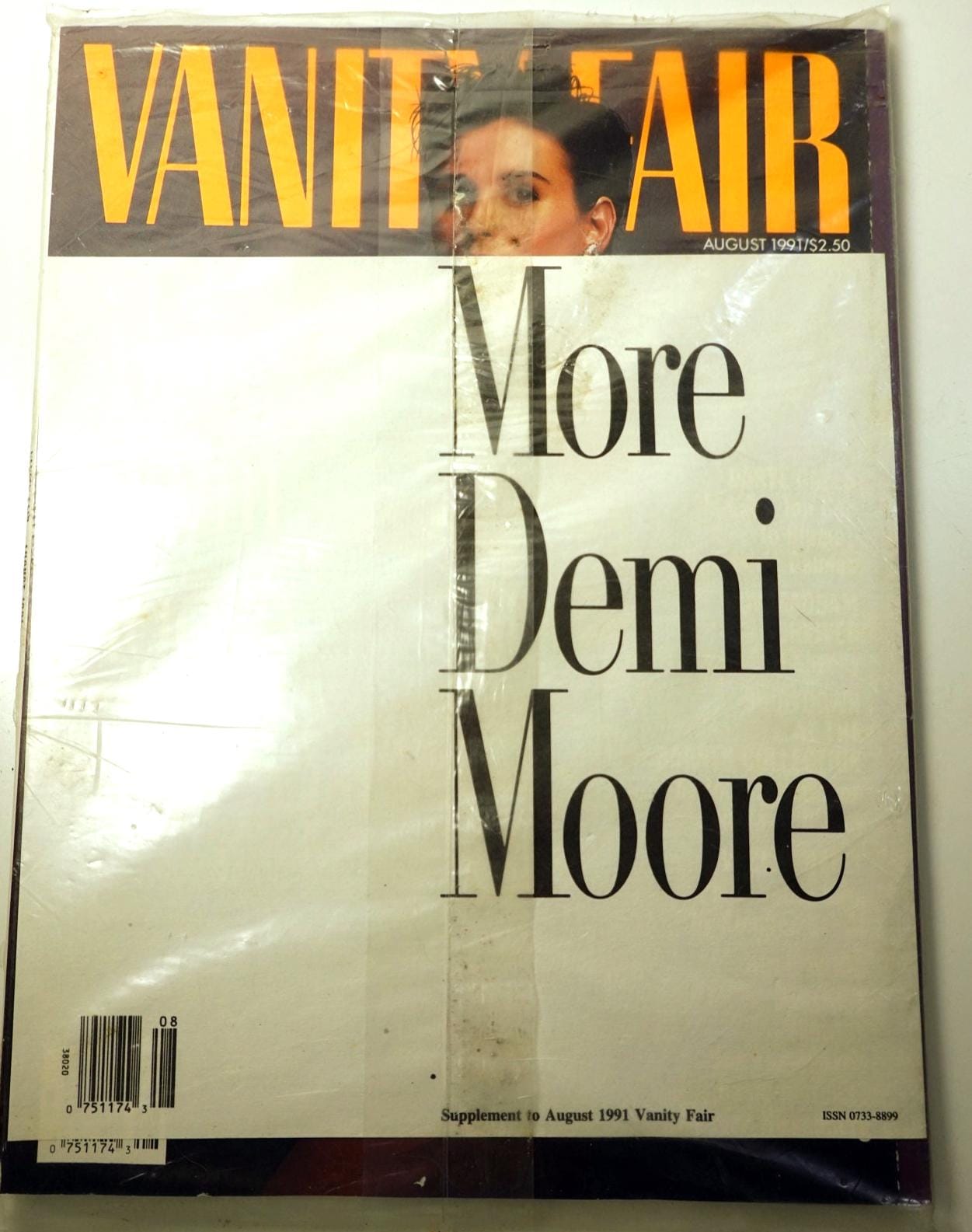1991 Vanity Fair Magazine: Demi Moore, August Issue (new) - Etsy