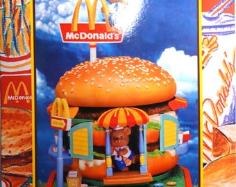 1991 Enesco Mcdonald's Big Mac Musical Box, Food Folks Fun
