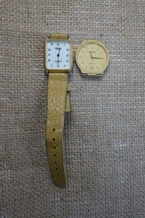 SALE! Lot of 2 Vintage Gruen Watches for parts/&/… - image 2