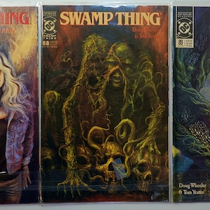 3 Swamp Thing Comic Books #84 Mar. 1989 1st DREAM outside of SANDMAN, #88 Sept. 1989, #89 Nov. 1989 DC Comics Suggested For Mature Readers