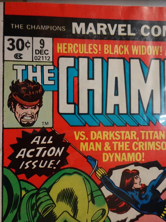 チャンピオンズ #9 1976年12月、#3 1977年2月 マーベルコミックブック