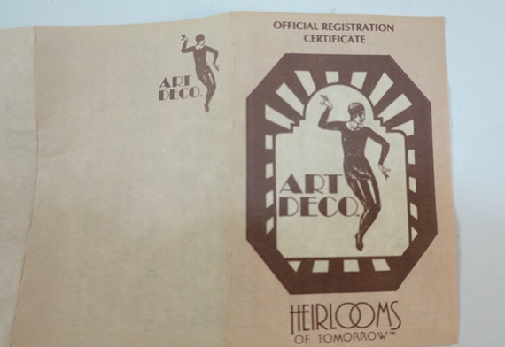 Art Deco Heirlooms of The Future Vintage Brooch P… - image 9