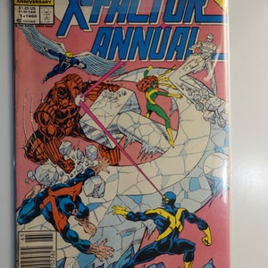 X-Factor Annual #1 1988 Newsstand Edition -25th Anniversary in Fair to Good Condition