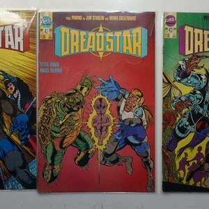 Dreadstar Comic Books #41-43: 1989 First Comics Set
