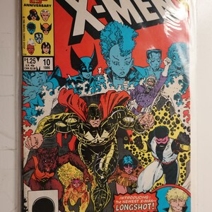 The All New XMEN #10 1986 25TH Anniversary Introducing Longshot!