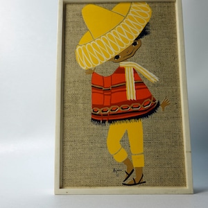 Vintage 1970s Agnes MK TUOTE Wall Coin Bank (No Key)