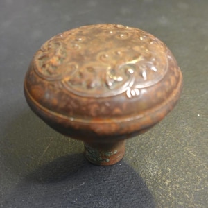 Antik dörrhandtag i stål, Earlton-mönster, Penn Hardware, 1915