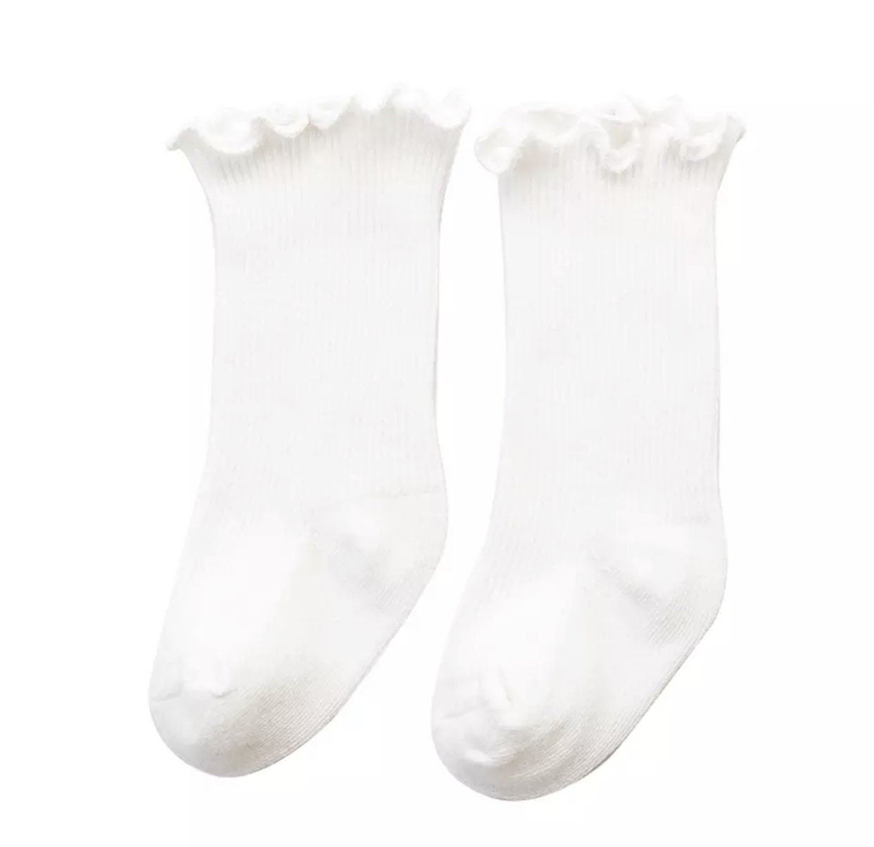 Baby Girl Socks in White Baby Girl Socks Baby Girl Ankle Socks Etsy