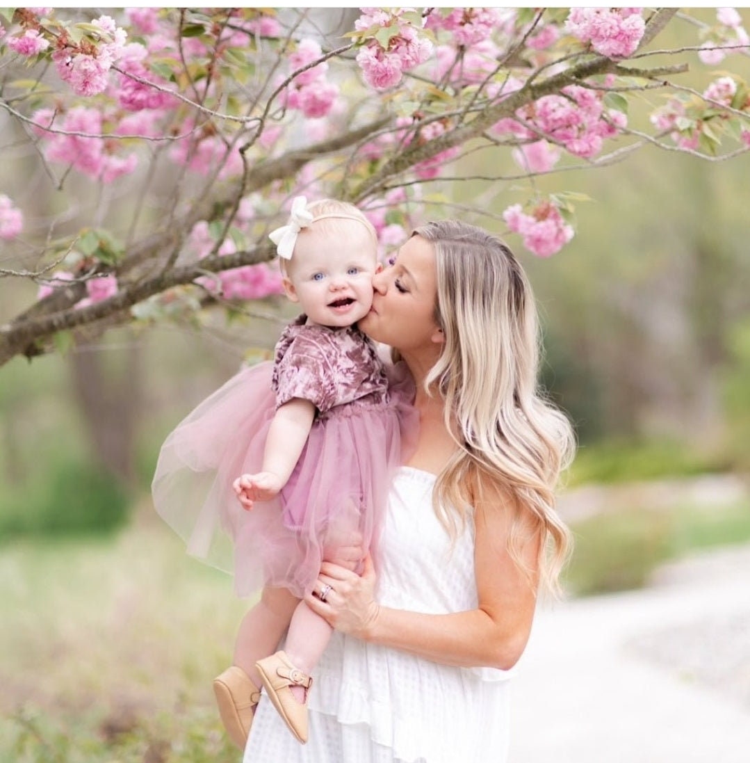 Little Girl Velvet Tutu Dress in Mauve Baby Girl Velvet Dress - Etsy