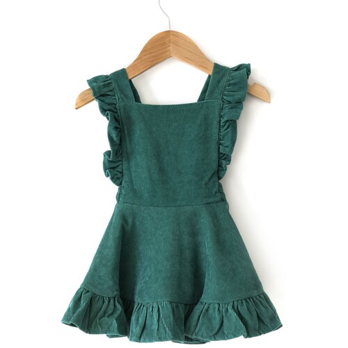 Pink Corduroy Little Girl Overall Dress Baby Girl Corduroy Etsy