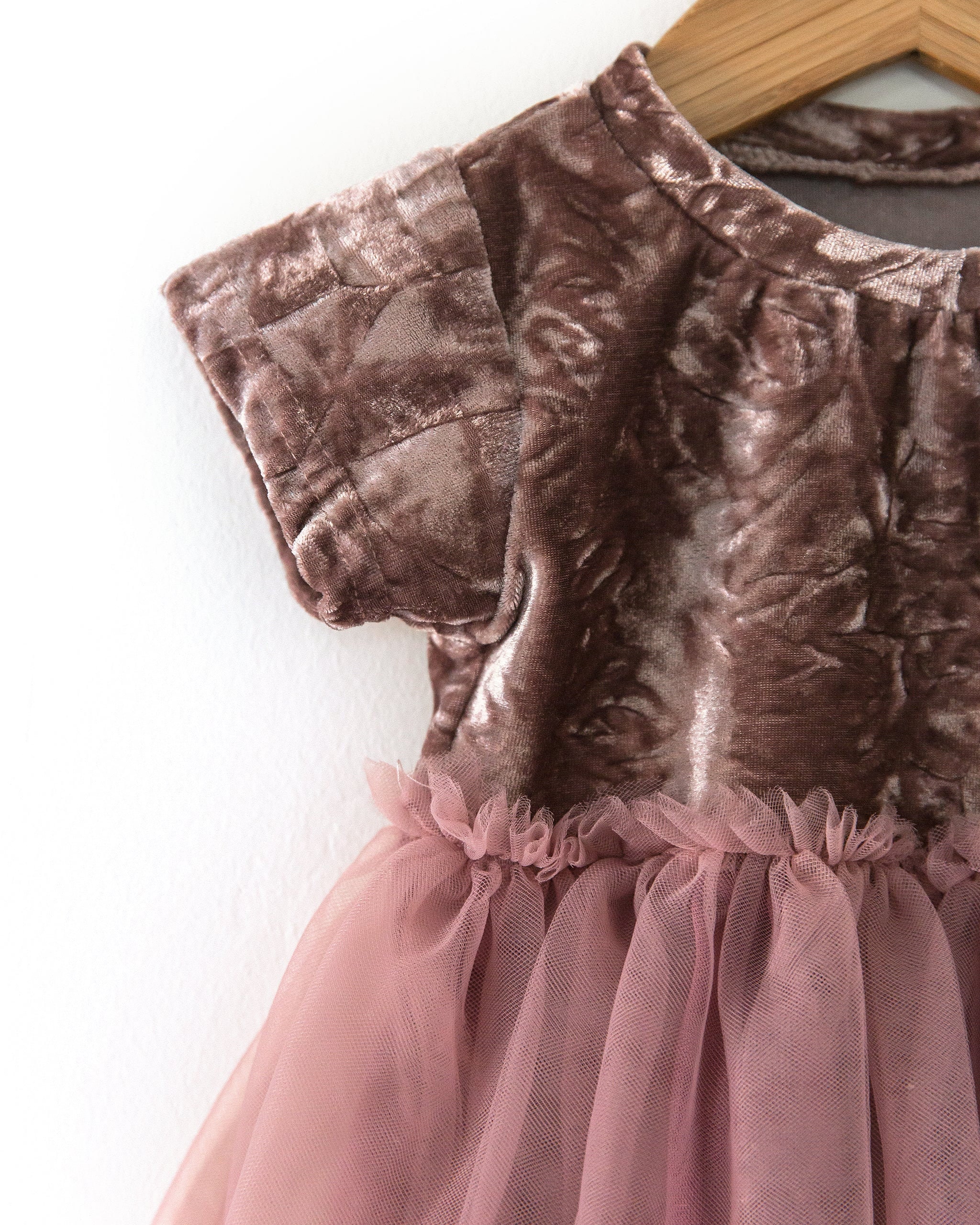 Little Girl Velvet Tutu Dress in Mauve Baby Girl Velvet Dress Etsy