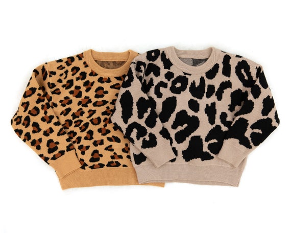 Baby Girl Cheetah Sweater Little Girl 