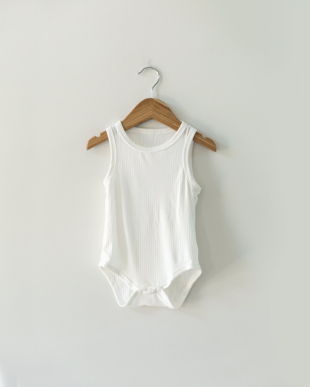 Baby White Bodysuit in White Baby Tank Top Bodysuit Black - Etsy