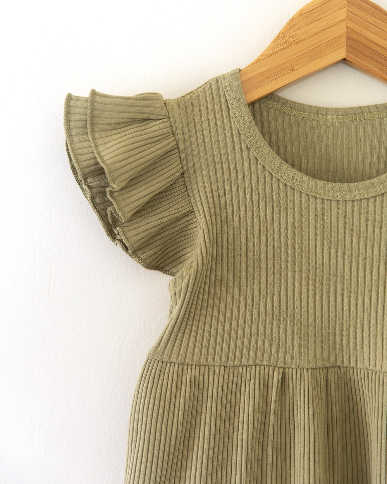 Little Girl Dress in Sage Green Toddler Dress Girl's Boho Etsy