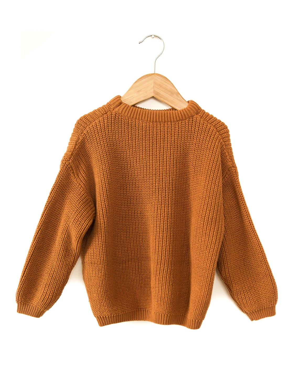 Baby Girl Oversized Sweater in Orange Toddler Girl Sweater Etsy