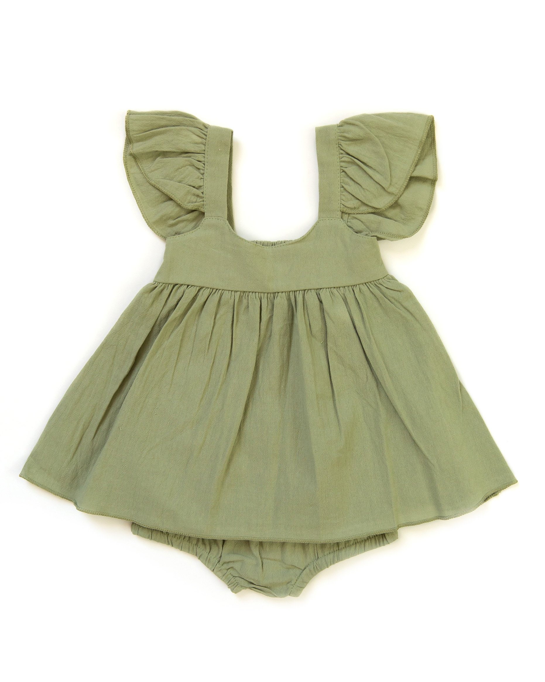 Baby Girl Green Peplum Top and Bloomer Set Baby Girl Two Piece Etsy