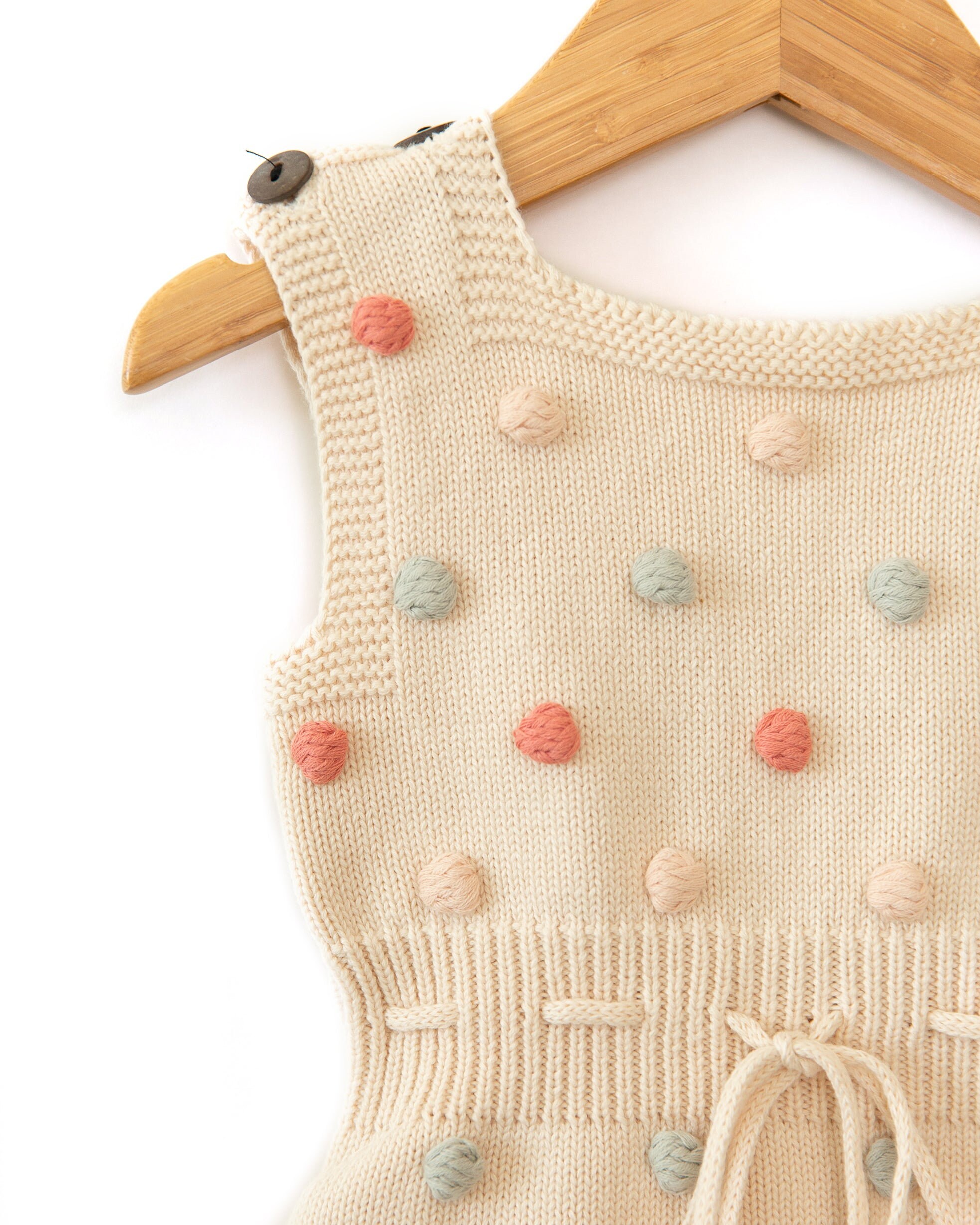 Baby Girl Pom Pom Romper Baby Girl Knitted Romper Knitted Pom Etsy