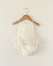 Crochet Lace Baby Romper Boho Lace Baby Romper Cake Smash Outfit First Birthday Outfit Flower Girl Romper Lace Boho Baby Romper Cream Boho 