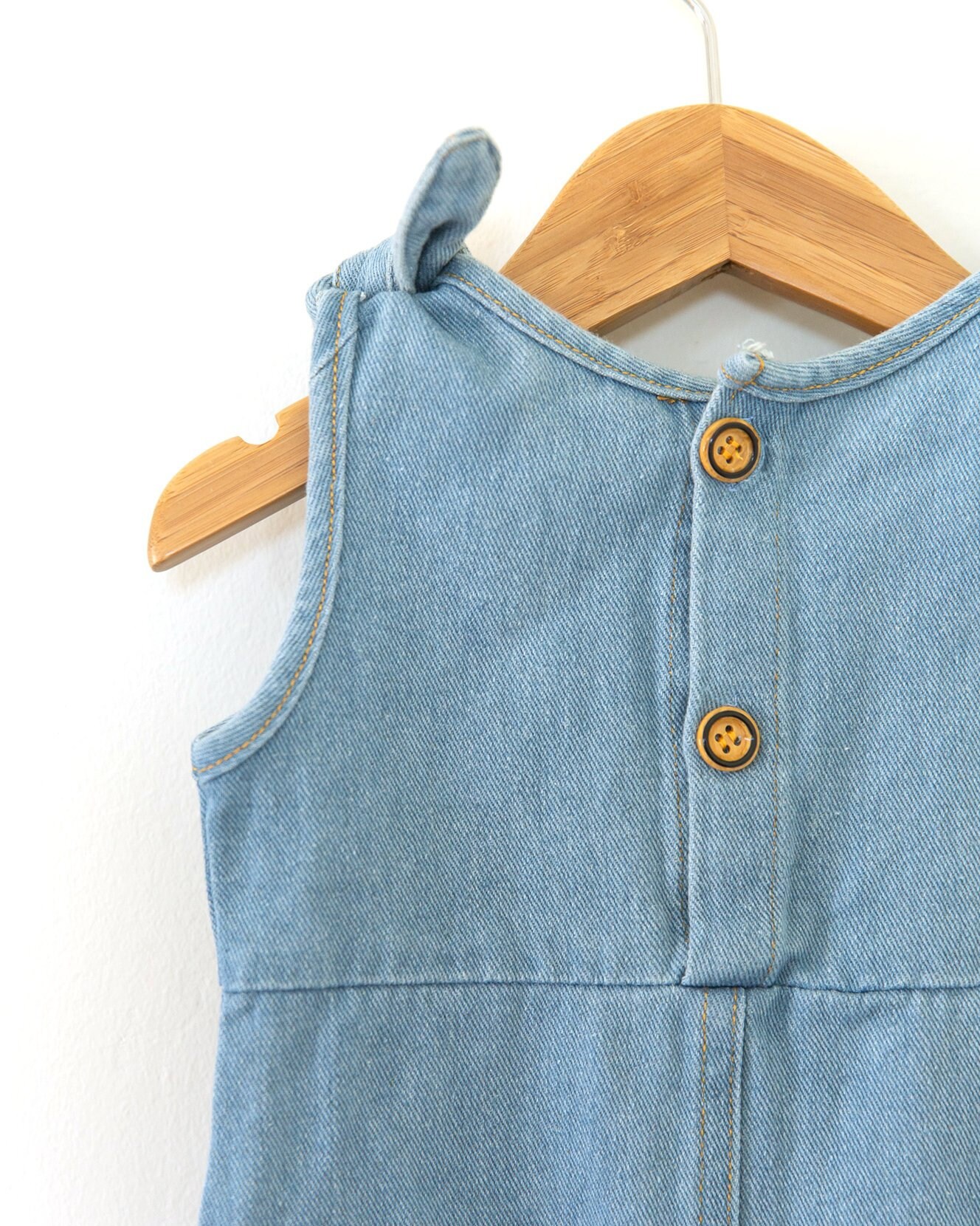 Baby Girl Denim Romper Baby Girl Denim Overalls Little Girl Etsy