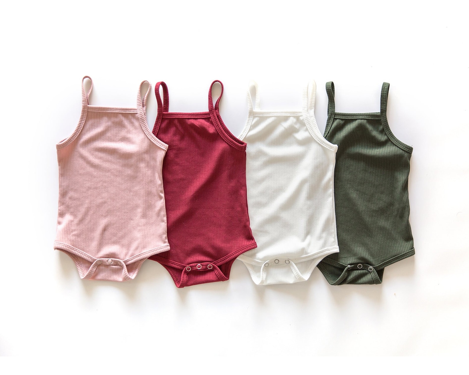 Baby Girl Bodysuit in White Baby Girl Tank Top Romper Baby Etsy