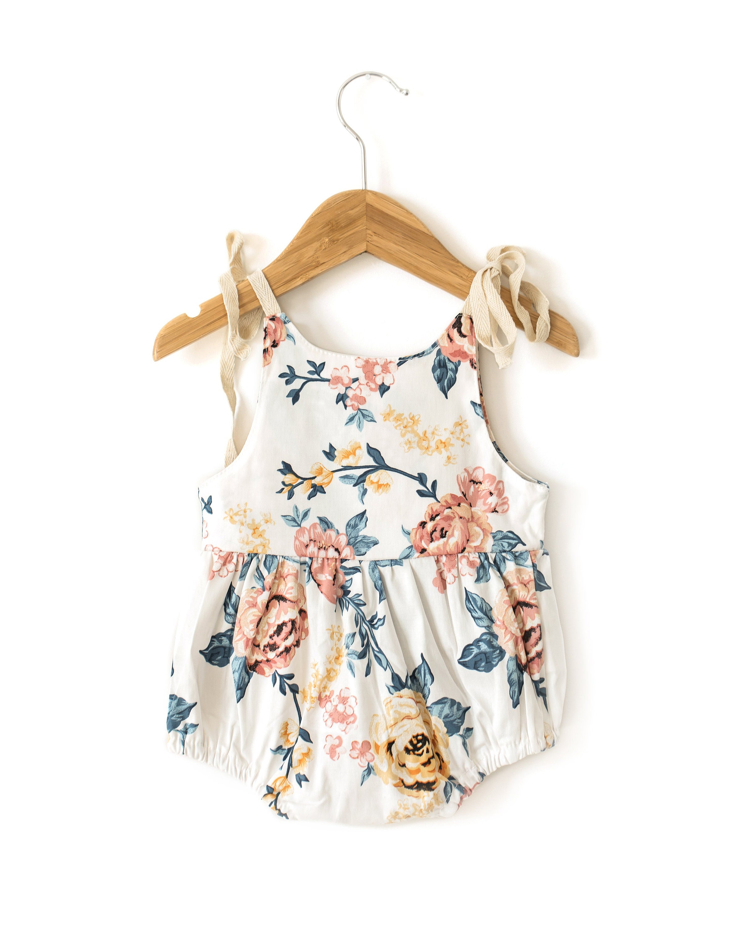 Floral Baby Girl Romper Summer Baby Girl Romper Tank Top Baby Etsy