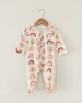 Rainbow Ruffle Footed Coverall Rainbow Baby Girl Pajamas Newborn Pajamas Coming Home Outfit Rainbow Baby Girl Footed Pajamas  