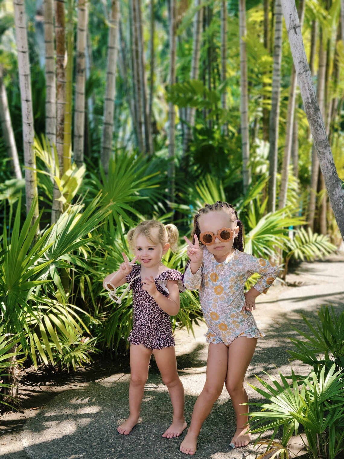 Little Girl Cheetah Swimsuit Toddler Girl Cheetah Print Etsy