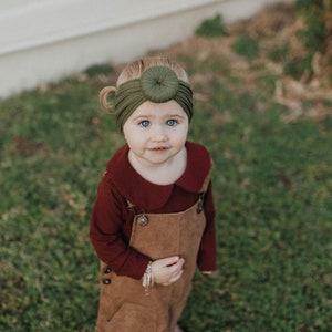 Brown Corduroy Little Girl Overall Dress Baby Girl Corduroy - Etsy