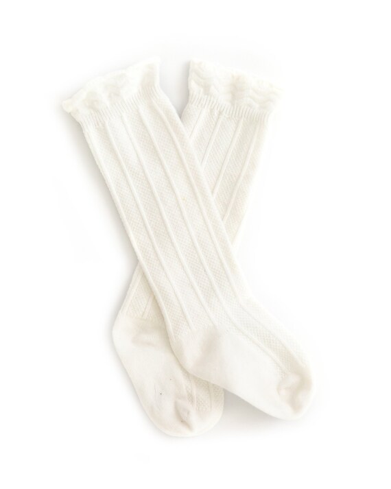 Baby Knee High Socks in White Knee High Socks For Baby Baby | Etsy