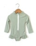 Cora Long Sleeved Swimsuit in Mint 