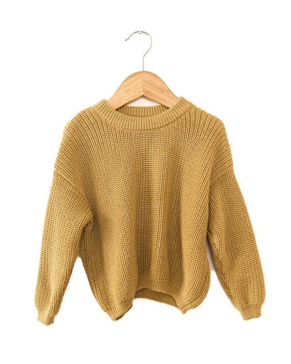 mustard oversized sweater