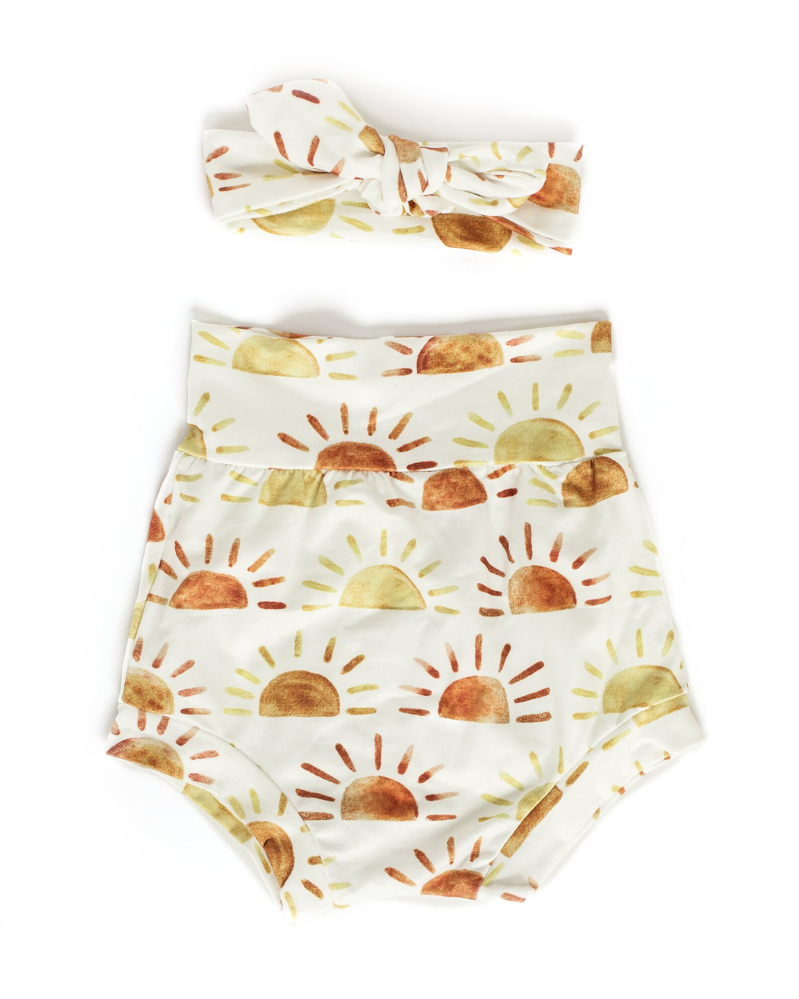 Baby Girl Bloomer Set Baby Girl Rainbow Bloomers Boho Sunrise Etsy