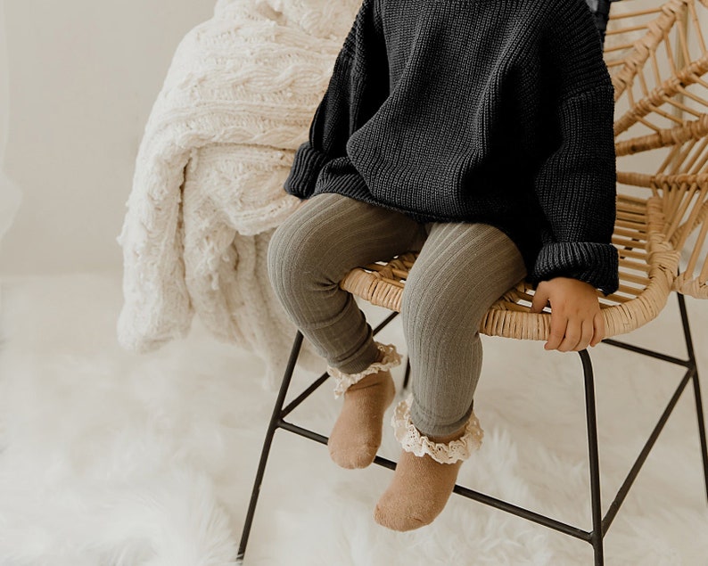 Baby Girl Oversized Sweater in Black Toddler Girl Sweater Baby Etsy