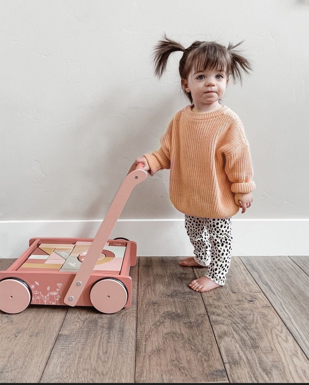 Baby Girl Oversized Sweater in Pink Toddler Girl Sweater Baby Etsy