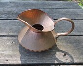 Vintage Solid Copper (Gregorian) Pitcher
