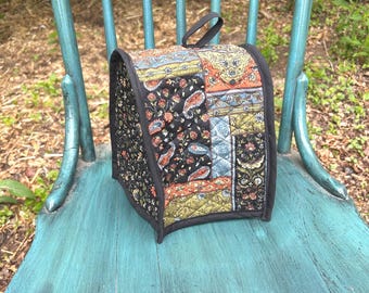 Tea Cozy Handmade Quilted Hand Patchwork Vintage Country Farmhouse  Beautiful Craftsmanship Sewing