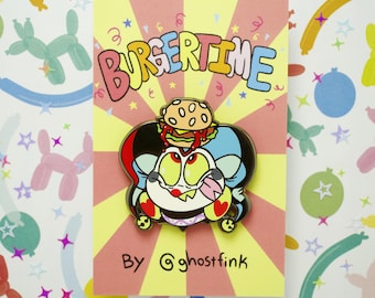 Helluvaboss Fizzarolli "Burgertime" Hård Emalj Pin