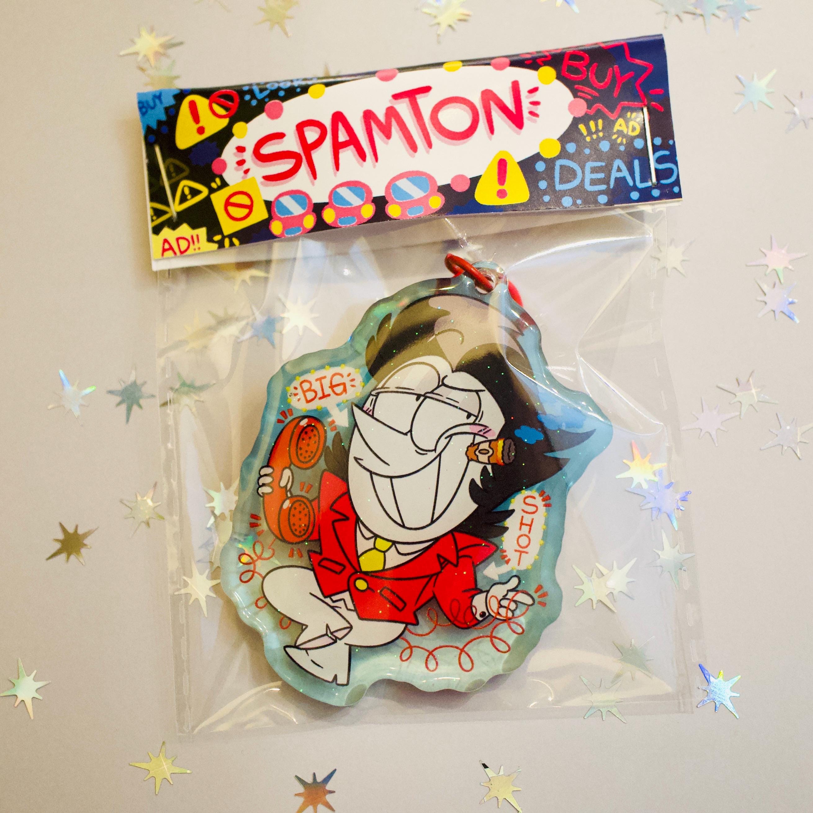 Spamton Key Deltarune Spamton Keychains - Etsy