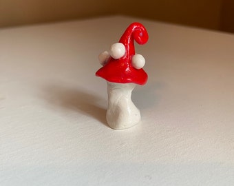 Tiny Ceramic Mushroom for Fairy Garden