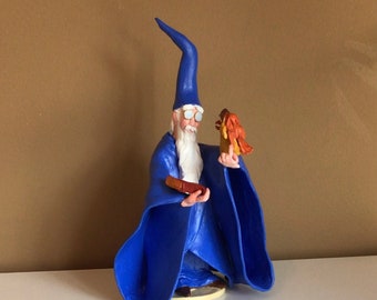 Ceramic Sculpture of Merlin the Wizard