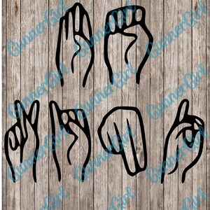 Be Kind Sign Language SVG