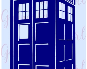 Download Tardis svg | Etsy