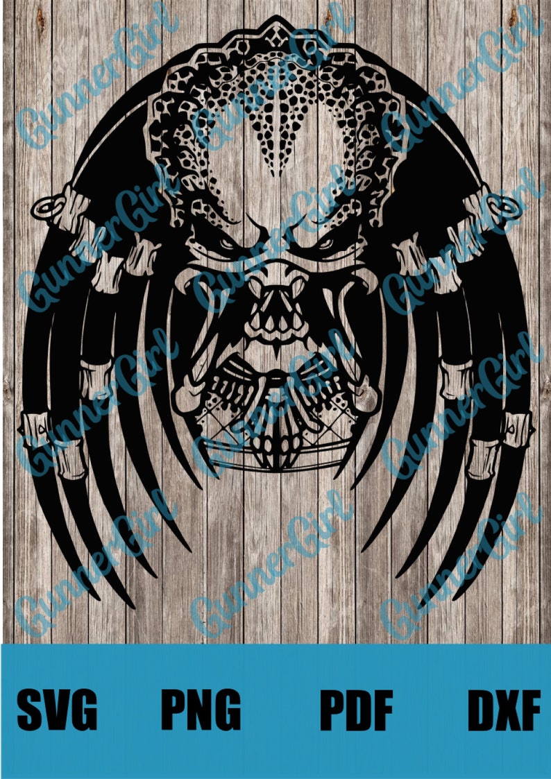 Predator SVG - Etsy