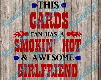 Saint Louis Cardinals Girlfriend SVG