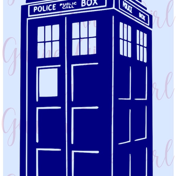 Doctor Who "TARDIS" SVG