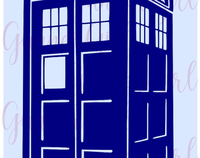 Doctor Who tardis SVG Etsy