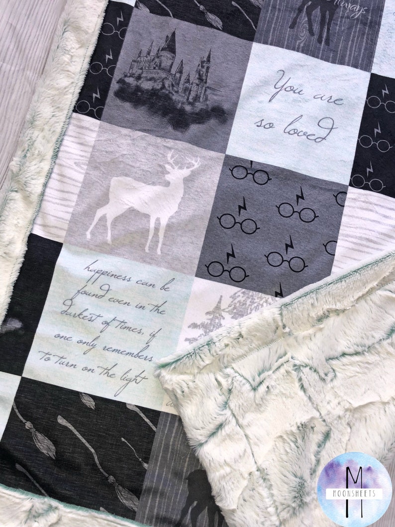 RTS Baby Size HP Always Minky Blanket