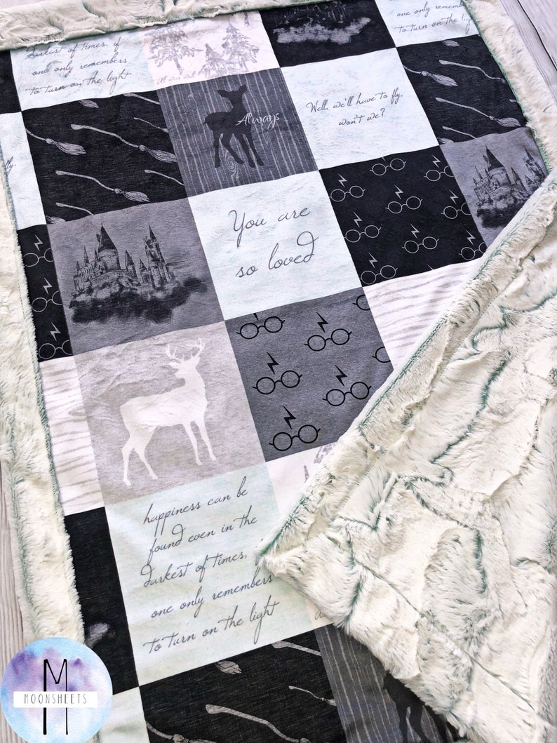 RTS Baby Size HP Always Minky Blanket