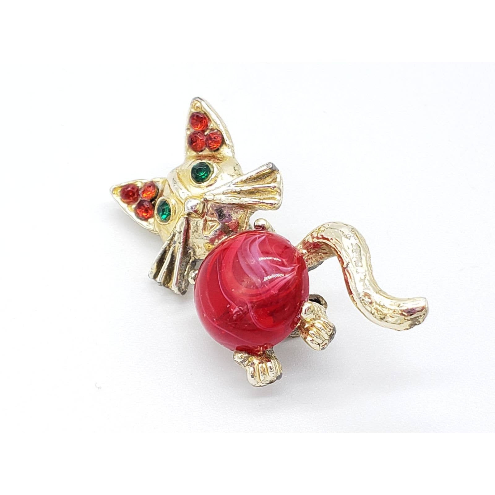 Vintage Jelly Belly Cat Pin Cat Brooch Gift for Her Etsy
