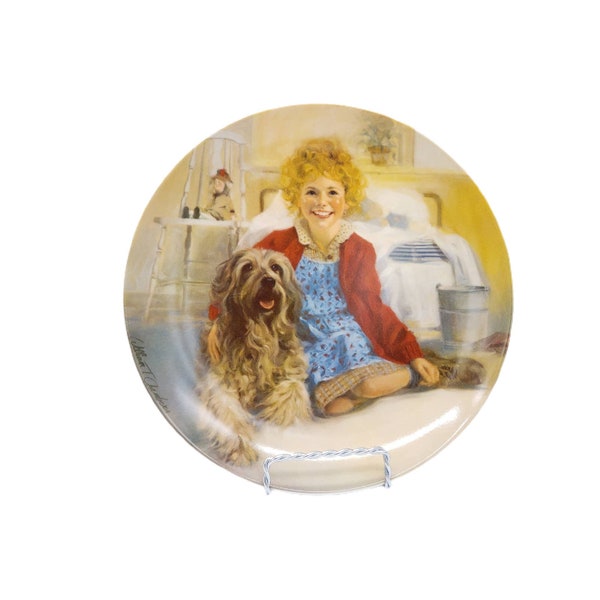 Orphan Annie, Collector Plate, ANNIE AND SANDY, William Chambers for Knowles China